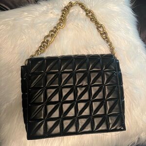 Black shoulder bag